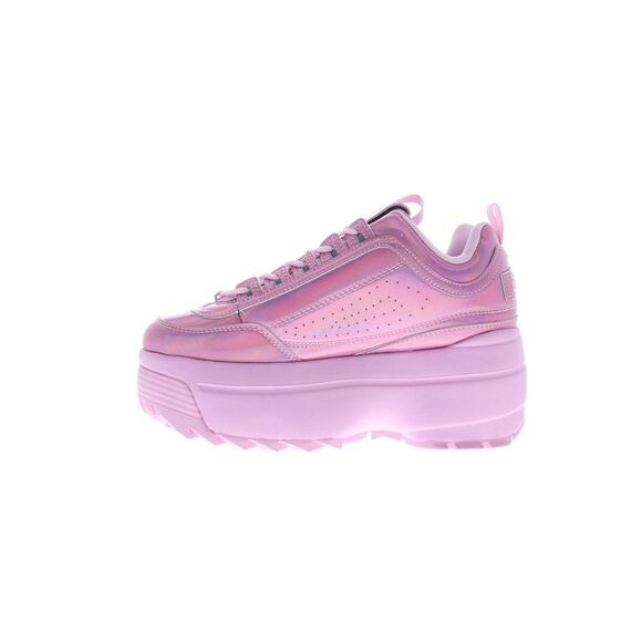 Fila Womens Disruptor II Wedge Festival Pink Shoes (NWT) - Picture 3 of 4